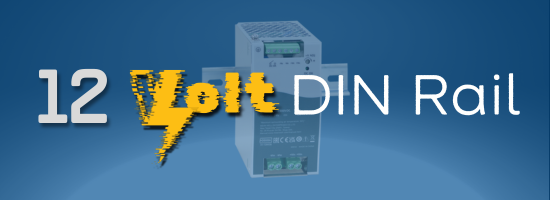 12 Volt DIN Rail Power Supplies