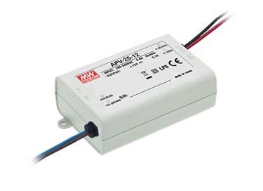 APV 25 Watt Constant Voltage LED Power Supply to IP42 12V DC