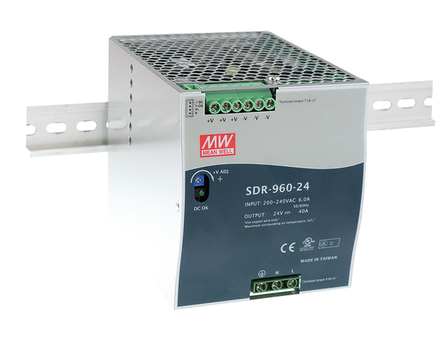 電源ユニット MEAN WELL DC/DC CONVERTER 24V 960W XDR-960-48 - 960W 48V MEAN WELL Power Supply