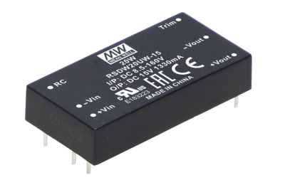Image showing MEAN WELL DC-DC power supply RSDW20UW-15
