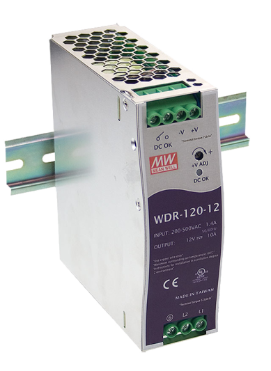 WDR-120-24 MEAN WELL AC-DC power supply