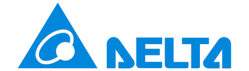 Delta Electronics Logo in blue