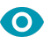 blue green eye icon